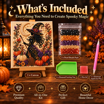 EMBRUNE Halloween Diamond Painting Kit