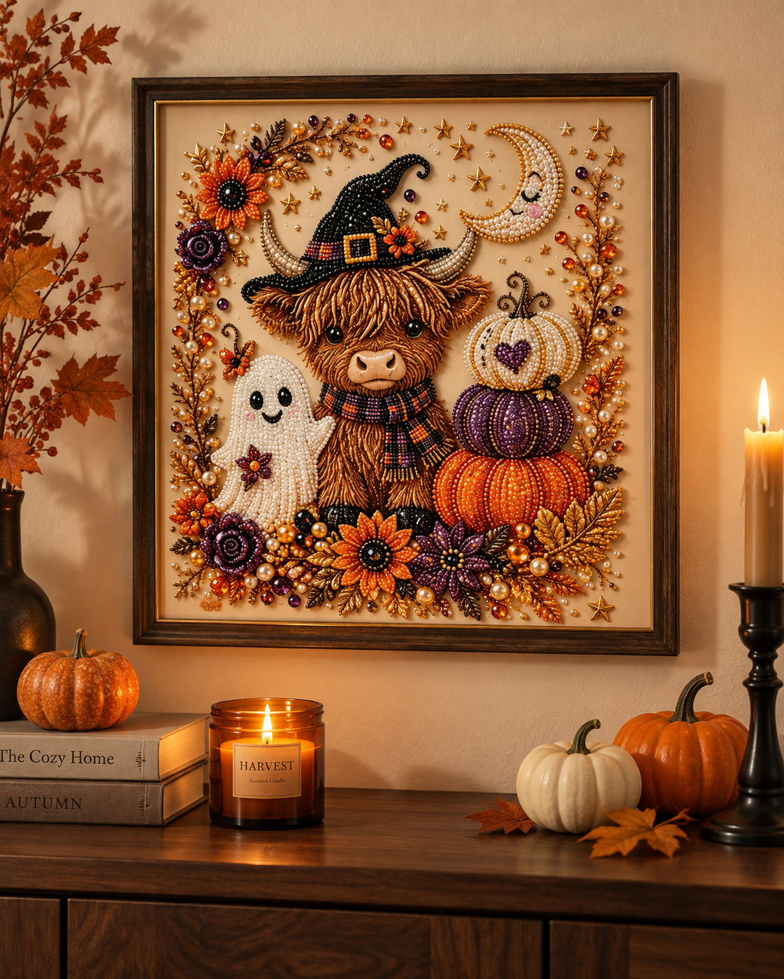 EMBRUNE Halloween Diamond Painting Kit