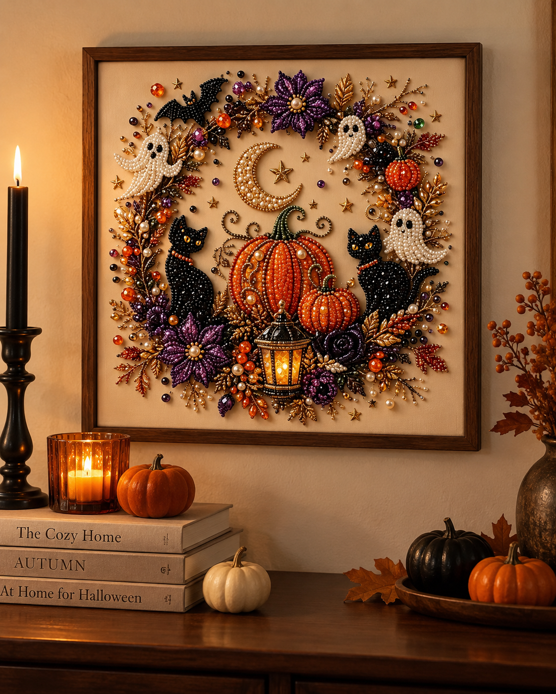 EMBRUNE Halloween Diamond Painting Kit